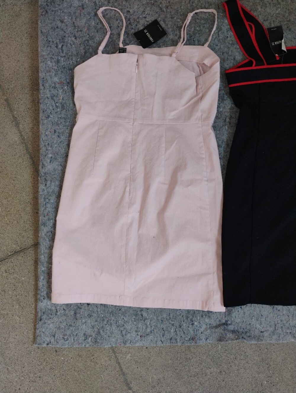 Forever 21 Bundle Light Pink Spaghetti Strap Mini Dress And Black In Red Dress - Picture 6 of 6